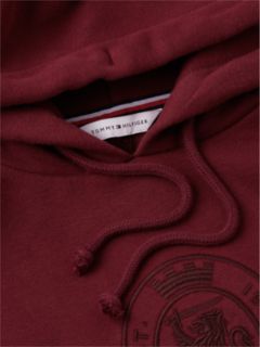 Crest Fleece Drawstring Lounge Hoody — Purple 6
