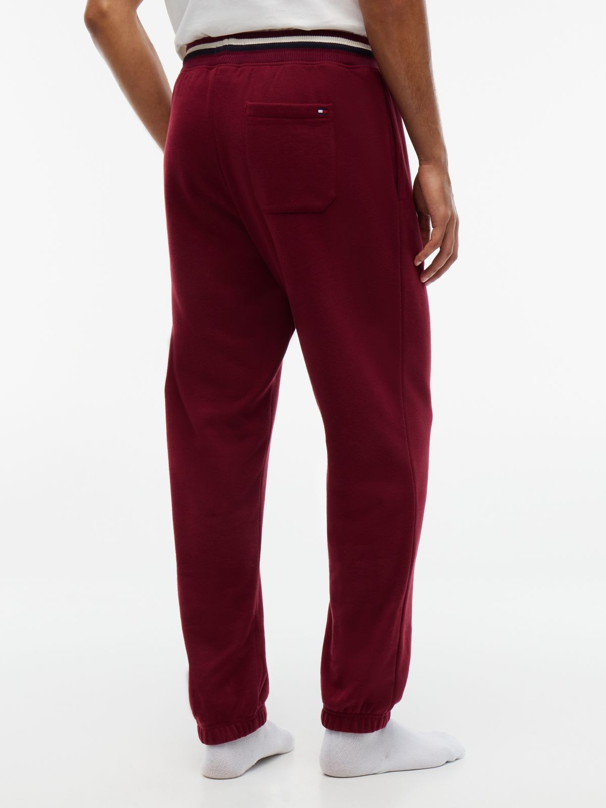 Crest Fleece Cuffed Lounge Joggers — Purple