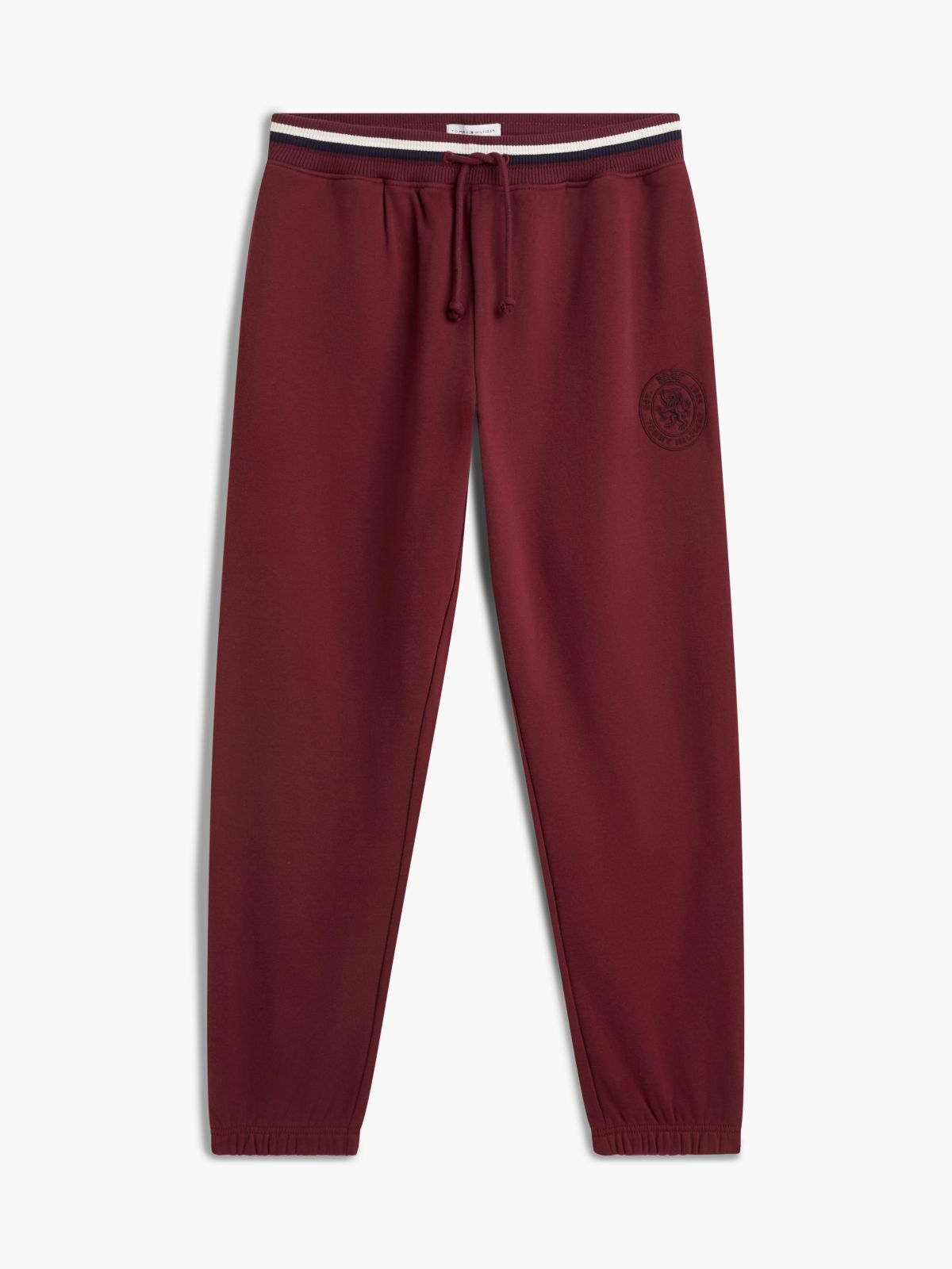 Crest Fleece Cuffed Lounge Joggers — Purple