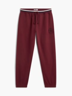 Crest Fleece Cuffed Lounge Joggers — Purple 5