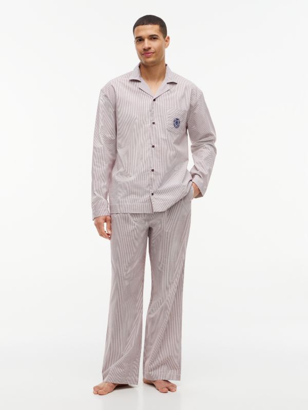 TH Original Crest Woven Pyjama Gift Box — Red