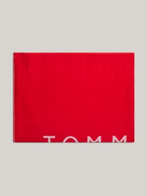 red th original badehandtuch mit logo für unisex - tommy hilfiger