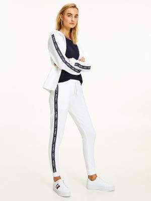 tommy hilfiger white joggers