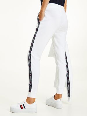 tommy hilfiger logo tape joggers womens
