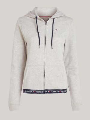 Cotton Terry Lounge Hoody | Grey | Tommy Hilfiger