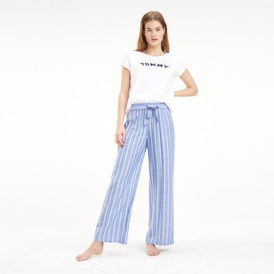 tommy hilfiger striped joggers