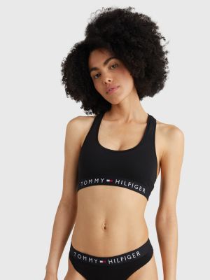 hel Pastoor Verleden Bralette met halterrug | ZWART | Tommy Hilfiger