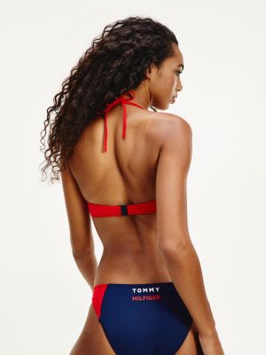 tommy hilfiger red bikini top