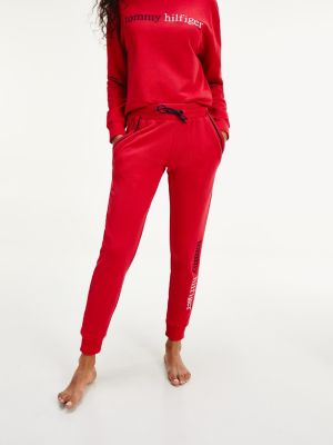 tommy hilfiger red trousers