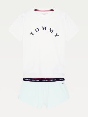 tommy hilfiger shorts and t shirt set