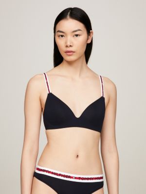 Tommy Hilfiger TRIANGLE BRA - T-shirt bra - desert sky/dark blue