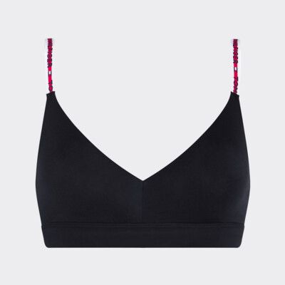 tommy hilfiger logo tape strap bralette