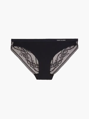 blue logo waistband lace briefs for women tommy hilfiger