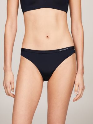 blue logo waistband lace briefs for women tommy hilfiger