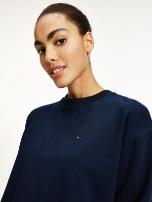 Svitshot Signature S Firmennoj Otdelkoj Sinij Tommy Hilfiger