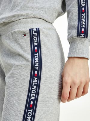 tommy hilfiger tape joggers