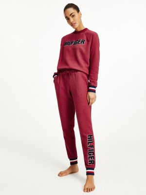 tommy hilfiger red joggers