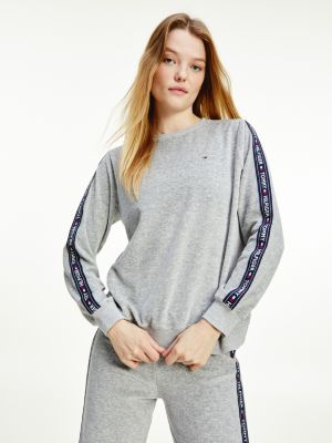 womens grey tommy hilfiger hoodie