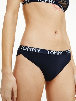 Trusiki Brify S Kruzhevnoj Otdelkoj Sinij Tommy Hilfiger