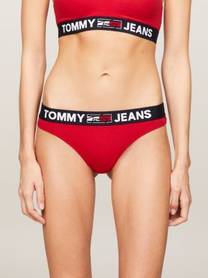 red tommy hilfiger thong