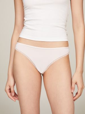 multi 3er-pack strings mit blumenspitze für damen - tommy hilfiger