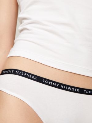 braun 3er-pack slips mit logomuster für damen - tommy hilfiger