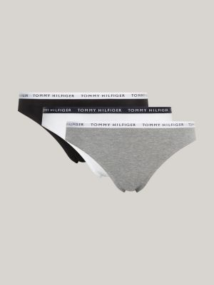 Tommy Hilfiger UW0UW01555 Thong Underwear Women Grey Heather
