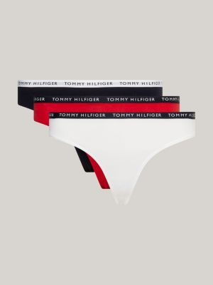 Tommy Hilfiger Thong Icon 2.0 Comfortable Mid Rise High Cut Thongs
