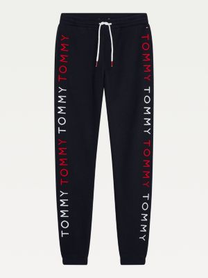 Logo Embroidery Joggers Blue Tommy Hilfiger