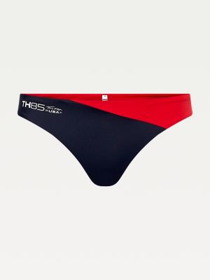 Niz Bikini S Cvetovymi Blokami Krasnyj Tommy Hilfiger