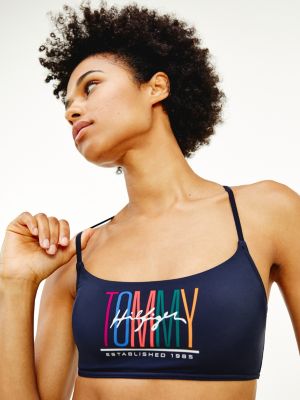 Logo Bralette Bikini Top | BLUE | Tommy Hilfiger