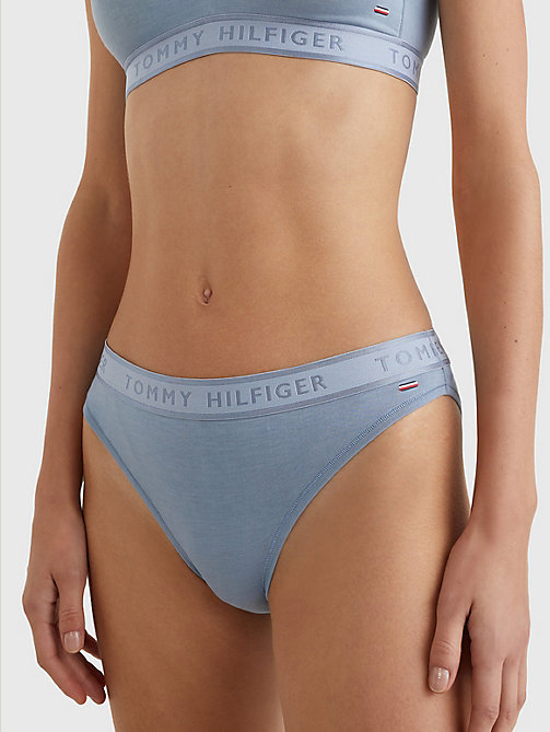 blauw seacell™ slip voor dames - tommy hilfiger