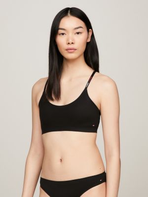 Tommy Hilfiger Bralette Cotton Lounge Bra Racerback Logo