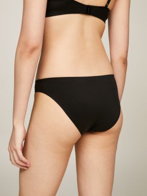 Tommy Hilfiger Women's 3P Bikini Style Underwear, Black/Black/Black, XS :  : Fashion