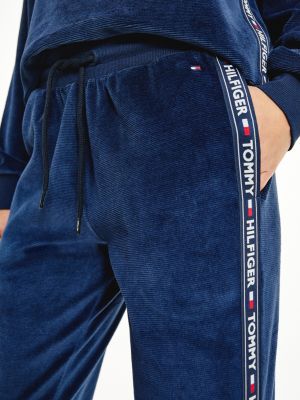 tommy hilfiger logo tape joggers womens