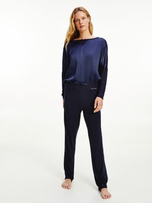 Lounge broek met contrasterende strepen | BLAUW | Tommy Hilfiger