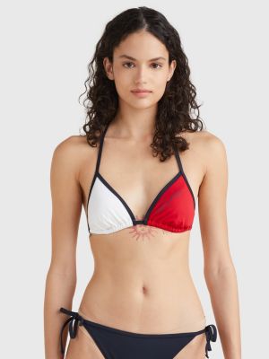 tommy hilfiger triangle bikini top
