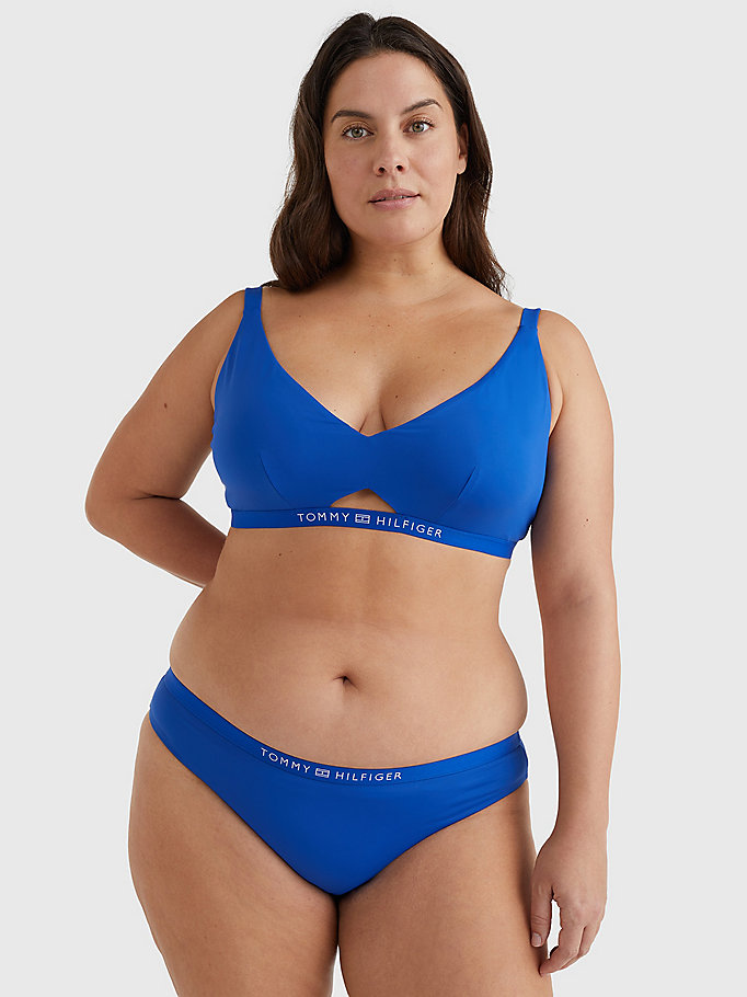 Dames Kleding voor voor Strandkleding Tommy Hilfiger Klassieke Bikini Plus Onderbroek Voor in het Blauw 