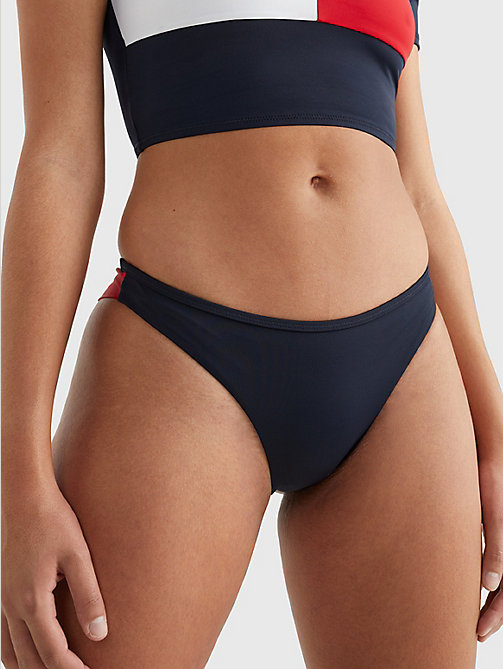 blue brazilian bikini bottoms for women tommy hilfiger