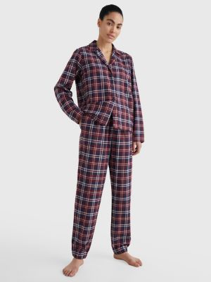 Cotton Flannel Pyjama Set RED Tommy Hilfiger