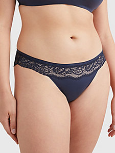 blue ultra soft lace briefs for women tommy hilfiger