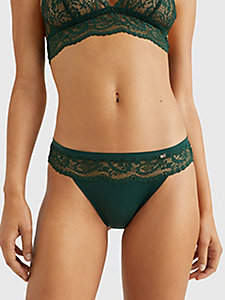 green ultra soft lace briefs for women tommy hilfiger