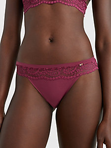 purple ultra soft lace briefs for women tommy hilfiger