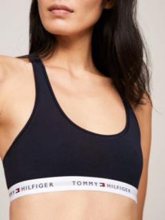 Tommy Icons Unlined Bralette — Blue 4