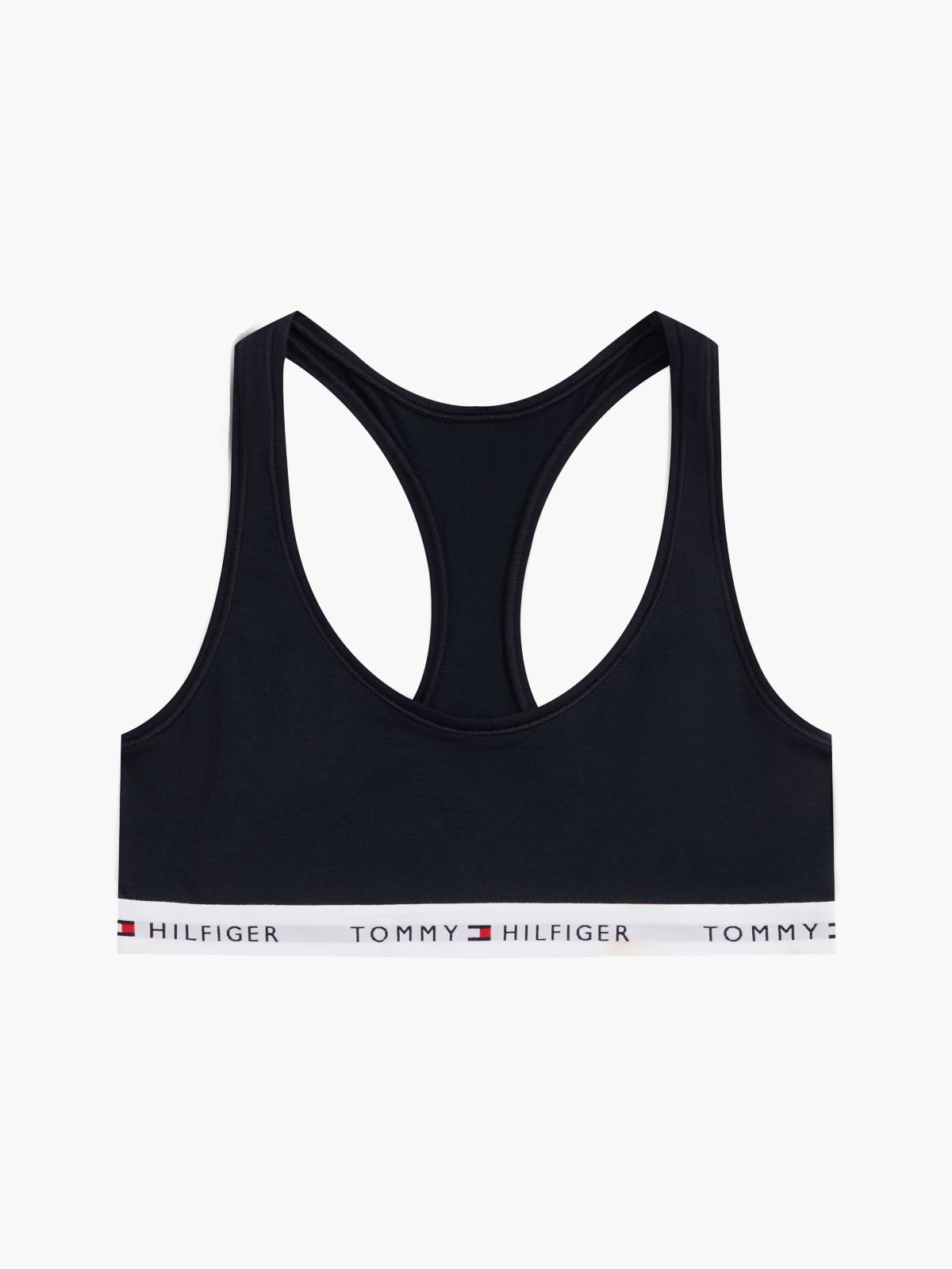 Tommy Icons Unlined Bralette — Blue
