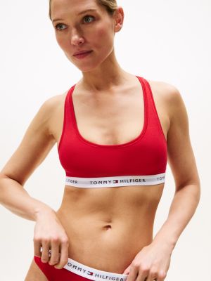 Hypebae, Tommy Hilfiger Releases Striped Bralette in Red