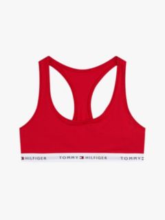 Tommy Icons Unlined Bralette — Red 7