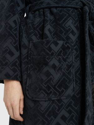Monogram Jacquard Bathrobe BROWN Tommy Hilfiger