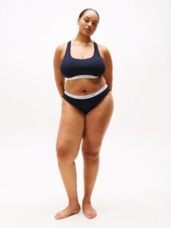 Curve Tommy Icons Racer Back Unpadded Bralette — Blue 2