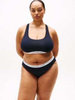 Curve Tommy Icons Racer Back Unpadded Bralette — Blue 1